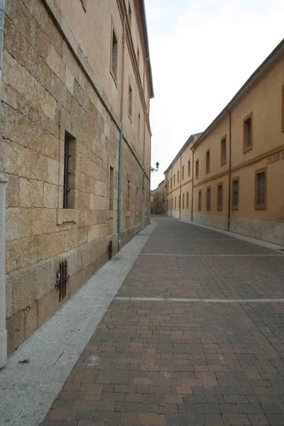 Altstadt Mit Engen Straßen Ciudad Rodrigo Salamanca Spanien — Stockfoto