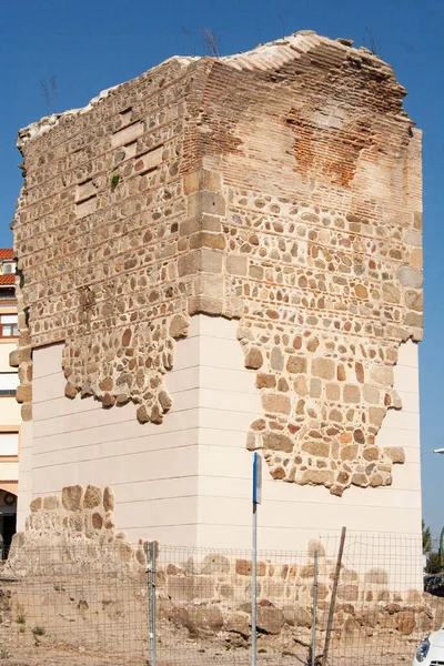 Jedna Wież Muru Talavera Reina Toledo Hiszpania — Zdjęcie stockowe