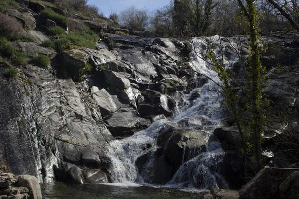 Vodopád Údolí Jerte Španělsko — Stock fotografie