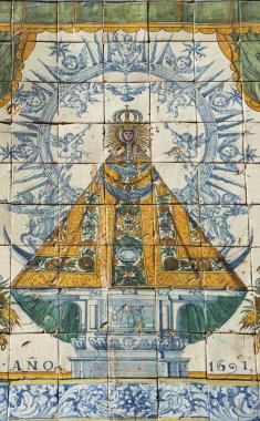 Prado Bakiresi 'nin Talavera' daki seramik fayanslar üzerindeki resmi