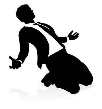 Çok kaliteli bir iş adamı silueti