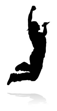 Bir şarkıcı pop, country müzik, rock yıldızı ya da hip hop şarkıcısı.