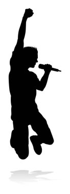 Bir şarkıcı pop, country müzik, rock yıldızı ya da hip hop şarkıcısı.
