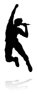 Bir şarkıcı pop, country müzik, rock yıldızı ya da hip hop şarkıcısı.