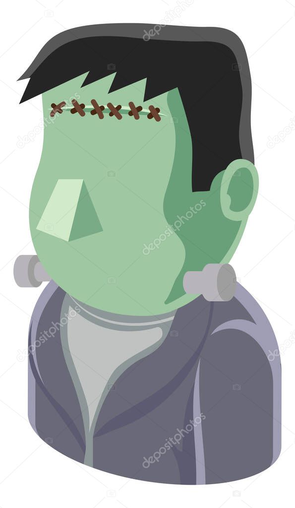 A Monster man avatar cartoon person icon emoji