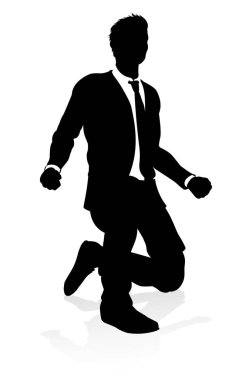 Çok kaliteli bir iş adamı silueti
