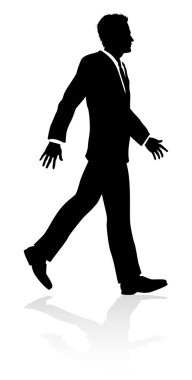 Çok kaliteli bir iş adamı silueti