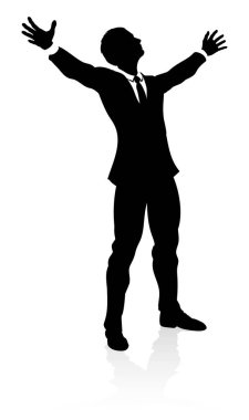 Çok kaliteli bir iş adamı silueti