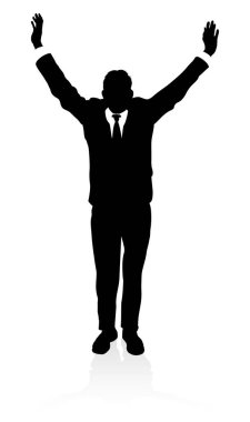 Çok kaliteli bir iş adamı silueti