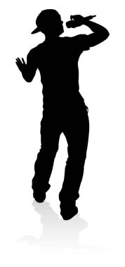 Bir şarkıcı pop, country müzik, rock yıldızı ya da hip hop şarkıcısı.