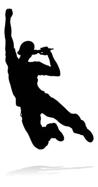 Bir şarkıcı pop, country müzik, rock yıldızı ya da hip hop şarkıcısı.