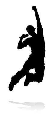 Bir şarkıcı pop, country müzik, rock yıldızı ya da hip hop şarkıcısı.