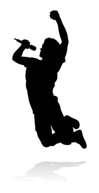 Bir şarkıcı pop, country müzik, rock yıldızı ya da hip hop şarkıcısı.