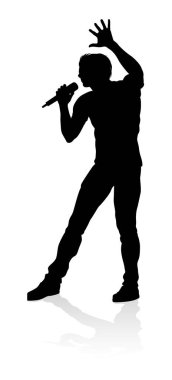 Bir şarkıcı pop, country müzik, rock yıldızı ya da hip hop şarkıcısı.