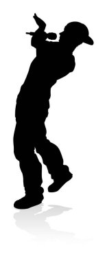 Bir şarkıcı pop, country müzik, rock yıldızı ya da hip hop şarkıcısı.
