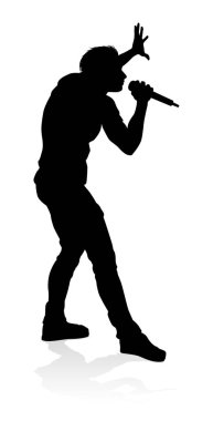 Bir şarkıcı pop, country müzik, rock yıldızı ya da hip hop şarkıcısı.