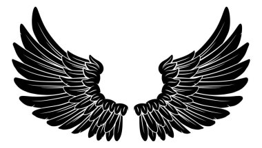 Bir meleğin ya da tüylü bir kartalın kanatları gibi