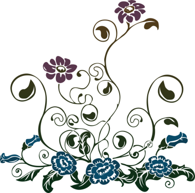 Çiçeksel arkaplan tasarımı ögeleri