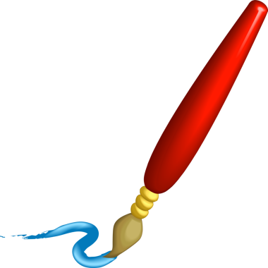 boya fırçası çizim tasarımı ögesi