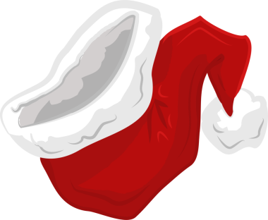 Noel Baba şapkası illüstrasyonu