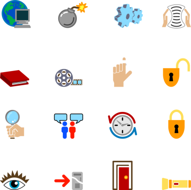 İnternet web simgeleri tasarım elementleri