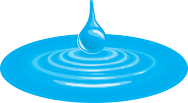 düşen bir damla su yüzeyinde etkileyen çizimi