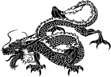Japon ejderha çizimi