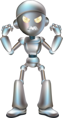kızgın bir robot resim