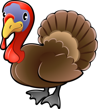 şirin Türkiye çiftlik hayvan vektör çizim