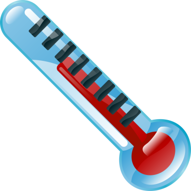 termometre Illustration tasarım elementleri