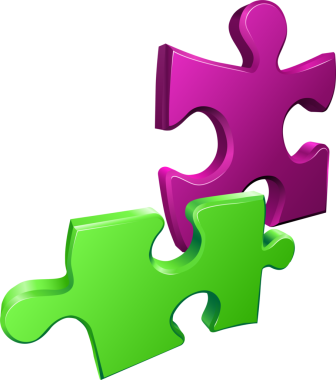 yapboz parçaları tasarım elementleri