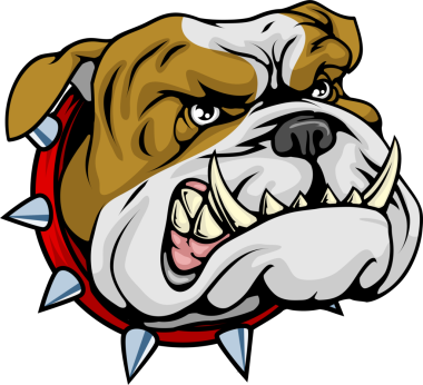 Bulldog maskot illüstrasyon demek