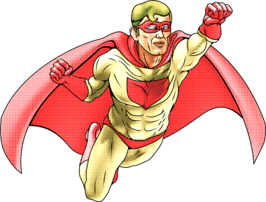 süper kahraman comicbook style çizim