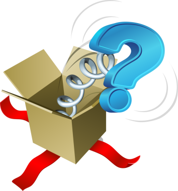 soru işareti kavramı kutu içinde jack