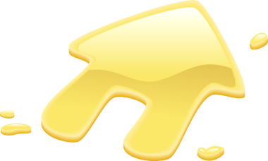 Sıvı altın metal ev simgesini işaret