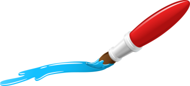 Bir boya fırçası tasarım elementleri