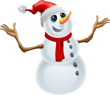 Yılbaşı kardan adam giyen Noel Baba şapkası