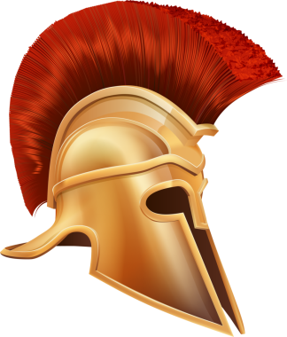 Antik Yunan savaşçı kask