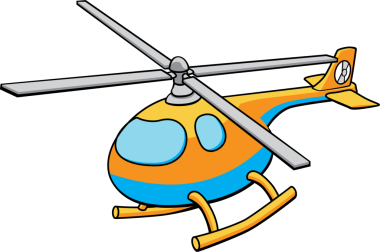 Oyuncak Helikopter İllüstrasyon tasarım ögesi