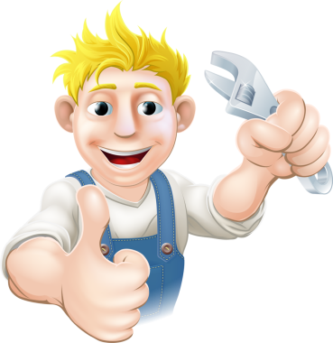 karikatür mekanik veya tesisatçı