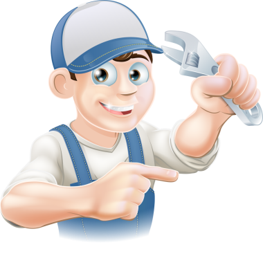 Tamirci ya da tesisatçı illüstrasyon