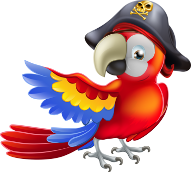 Korsan Papağan tasarım ögesi