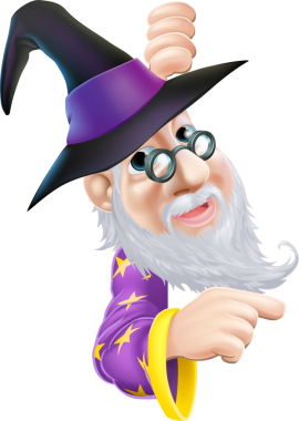 Sihirbaz dikiz işareti