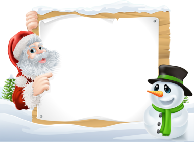 Santa kardan adam kar sahne