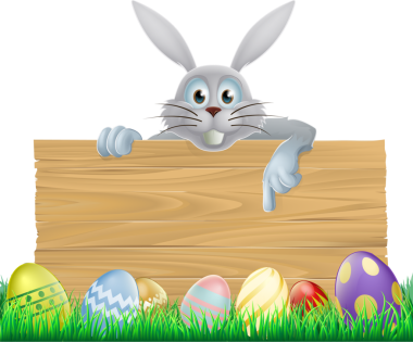 yumurta ve easter bunny işareti