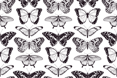 Kelebek desenli arkaplan tasarımı ögesi