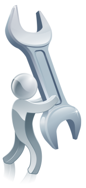 İngiliz anahtarı adam tasarım ögesi