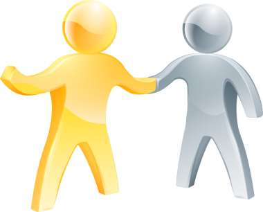 İş ortaklığı konsept tasarım unsuru