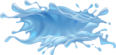 Bir su sıçrama soyut resim veya tasarım öğesi