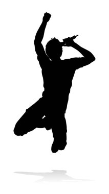 Bir şarkıcı pop, country müzik, rock yıldızı ya da hip hop şarkıcısı.